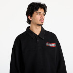 Mikina PLEASURES Gentle Polo Sweatshirt Black L