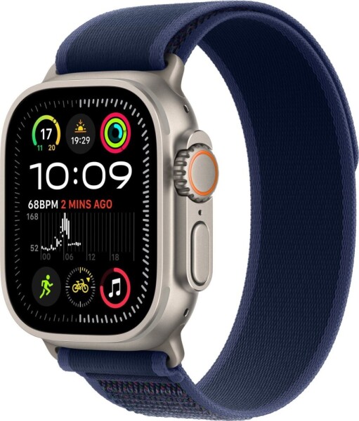 Apple Watch Ultra 2 GPS + Cellular 49mm Titanium Case Trail Loop S/M Modrý (MX4J3)