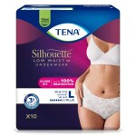TENA Silhouette plus biela L 10 ks