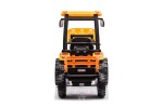 Mamido Mamido Dětský elektrický traktor TITAN 24V 400W s přívěsem a lžíci žlutý