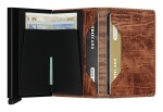 Kožená mini peňaženka Secrid Slimwallet Dutch Martin Whiskey