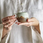 Bloomingville Hrnček na espresso Paula Brown 140 ml