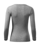 Dámske tričko Fit-T LS tmavo šedé S