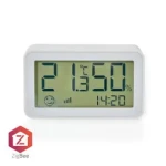 Nedis SmartLife Climate Sensor bílá / Zigbee 3.0 / Napájení z baterie / Android iOS (ZBSC30WT)