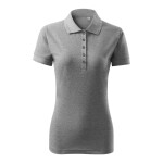 Dámske tričko Pique Polo Free (tmavosivé) 2XL