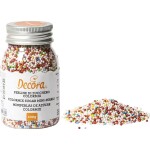 Cukrové zdobenie mini perličky 1,5 mm farebné, 100 g - Decora - Decora