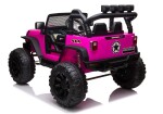 Mamido Elektrické autíčko Jeep Brothers ružové 24V 2x200W