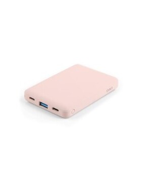 UNIQ Fuele Mini Power Banka 8000mAh ružová / výstup USB-C USB-A / vstup microUSB / 18W (8886463672228)