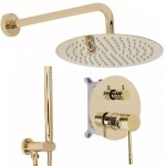 REA - Podomietková sprchová sada Lungo Diamond Gold+ BOX REA-P6964