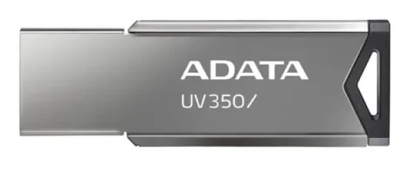 ADATA UV350 128GB strieborná / USB 3.2 Type A / čítanie: 100MBps (AUV350-128G-RBK)