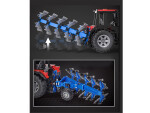 Mamido Veľká sada kociek 1675 dielov 1:17 Elektrický traktor + pluh Diaľkovo ovládaný ZA5251