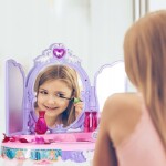 MalPlay Toaletný stolík MALÁ PRINCEZNA s kúzelnou paličkou a MP3