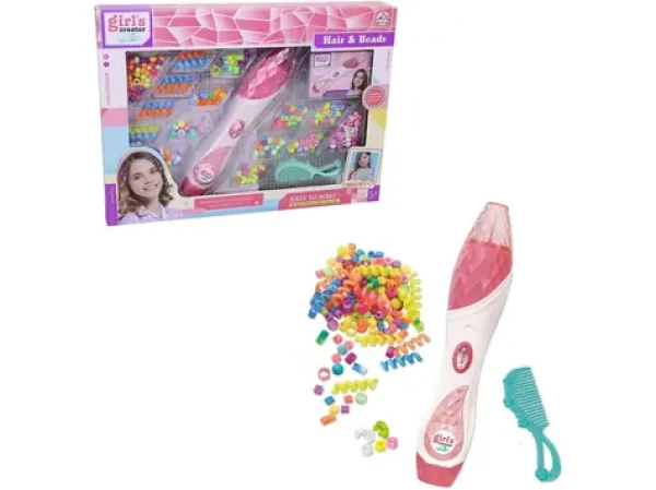 MaDe 16094 Súprava na zaplietanie korálikov do vlasov