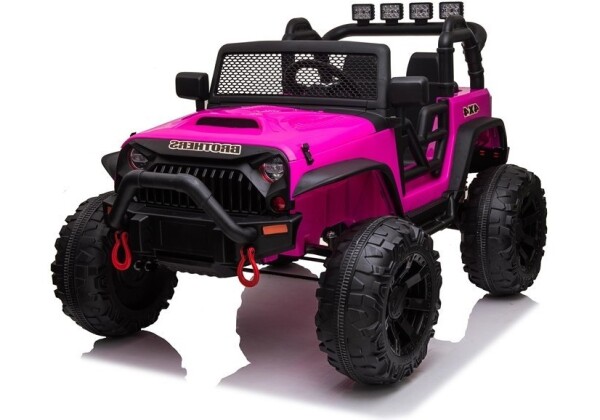 Mamido Elektrické autíčko Jeep Brothers ružové 24V 2x200W