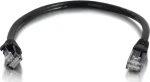 C2G Patch kábel CAT6 RJ45-RJ45 5 m čierna / Patch kábel / UTP / Snagless / PVC (83410)