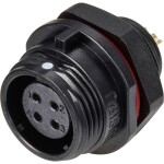 Weipu SP1312 / S 4 guľatý faston, 1 ks; SP1312 / S 4