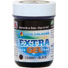 Gélová farba extra čierna 35 g - Food Colours - Food Colours