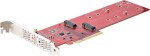 StarTech StarTech DUAL-M2-PCIE-CARD-B adapter vnútorný M.2