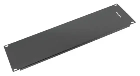 Lanberg 19" čierny / Zaslepovací panel / 3U / Plast (AK-1404-B)