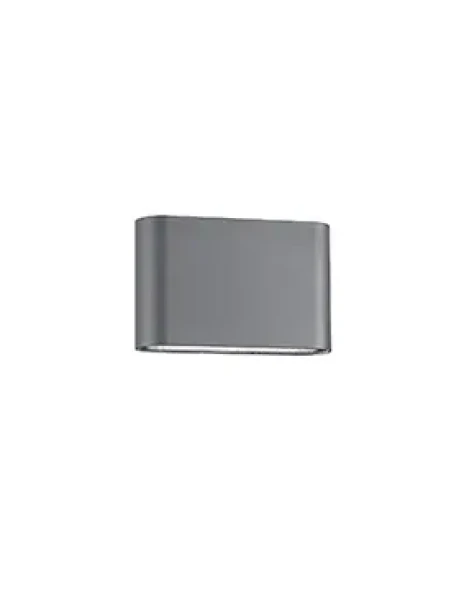 Nova Luce SOHO WALL GREY 2 sivá / Nástenné svietidlo / IP54 / 2x5 W (740404)
