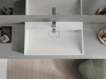 MEXEN - Ava umývadlo na dosku liaty mramor 80 x 46, biela 23018001