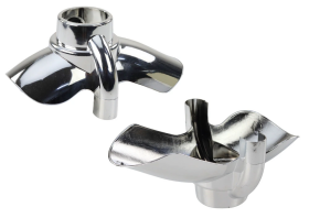 Mamido Plastové blatníky pre trojkolku PRO500 strieborné