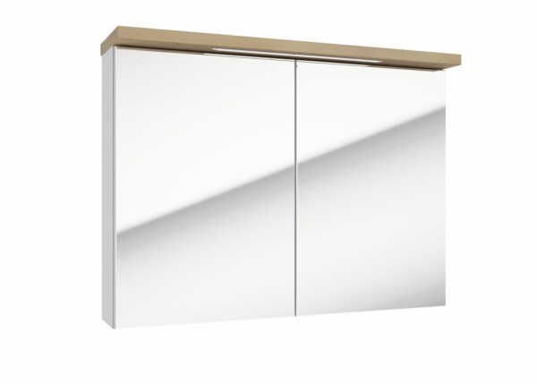 Zrkadlová skrinka Naturel Stilla + LED 80x60 cm biela STILLAE08002 STILLAE08002