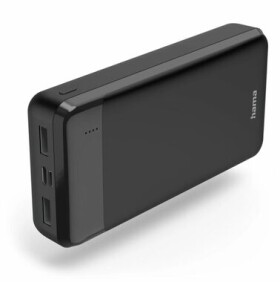 HAMA 187286 Eco Power 20 čierna / Powerbanka / 20000 mAh / 2x USB-A / 2A (187286)