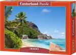 Castorland 300228 Puzzle Tropická pláž, Seychely