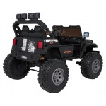 Mamido Elektrické autíčko Extreme Sport 4x4 s premenlivou veľkosťou čiernej