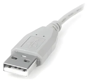 StarTech USB-A na Mini-USB B sivá / Kábel / USB 2.0 / 0,15 m (USB2HABM6IN)