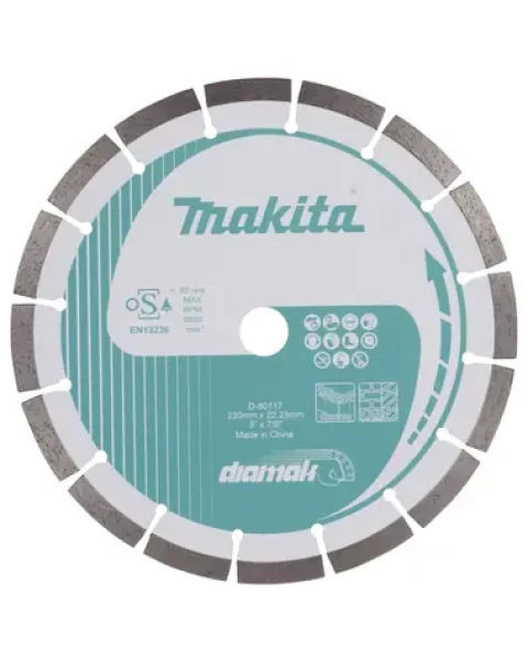 Makita D-80117 Diamantový segmentový rezný kotúč DIAMAK 230x22.23mm (D-80117)