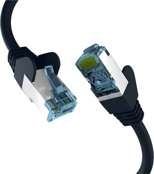 EFB Patch kábel Cat7 0,5 m čierna / Patch kábel / S/FTP / RJ-45 / LSZH (EC020200149)