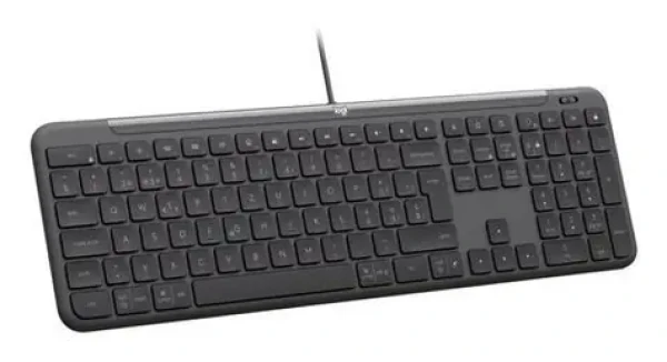 Logitech K620 grafitová / Klávesnica / drôtová / for Business / US International (920-013333)
