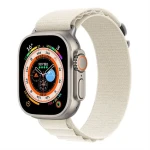 Devia Deluxe Sport5 44/45/49mm biela / Remienok pre Apple Watch / Nylonový / Nastaviteľný (6938595381843)