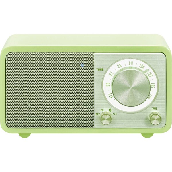 Sangean WR-7 Genuine Mini stolný rádio FM Bluetooth možné znovu nabíjať zelená; A500409