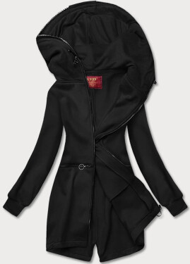 Čierna dámska mikina s opaskom (AMG-17) odstíny černé S (36)