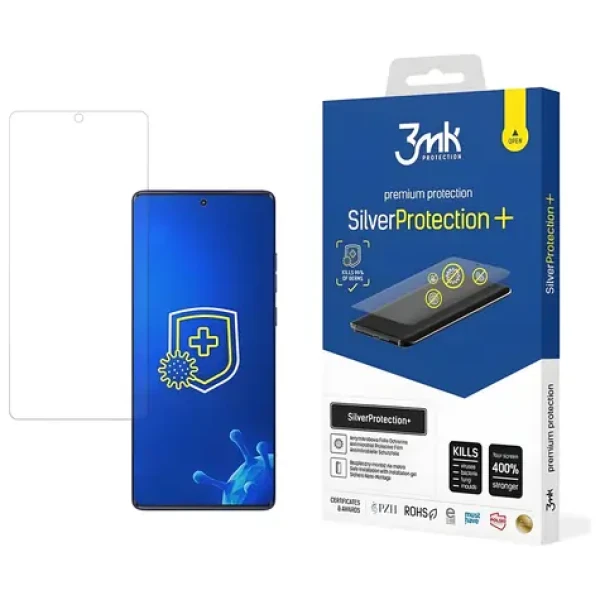 3mk SilverProtection+ pre Motorola Moto G85 / Ochranná fólia / antimikrobiálna / mokrá inštalácia