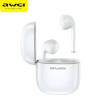 Awei T28 biela / Bezdrôtové slúchadlá / TWS / Bluetooth 5.0 / IPX4 / dobíjacie púzdro (T26)