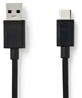 Nedis USB-C - USB-A kábel čierna / Kábel USB / USB 3.0 / 1 m (CCGB61600BK10)