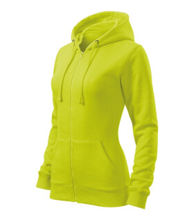Trendy mikina na zips dámska limetková M