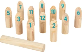 Small Foot Vikingské kocky Kubb s číslami Active