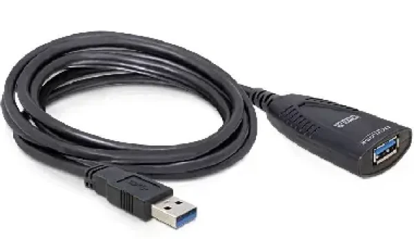 DeLock predlžovací kábel USB 3.0 A samec - samica 5 m/s aktívnym zosilnením (83089)
