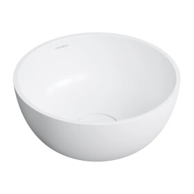 OMNIRES - SHELL M+ umývadlo na dosku, O35 cm, biela mat SHELL350UNBM