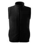Next Fleecová vesta unisex čierna 3XL