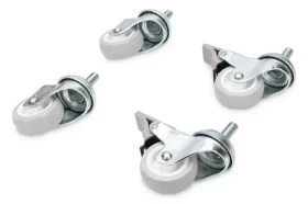 Digitus / Kolieska pre rack / 4 ks / 2x zaistiteľná / nosnosť 250 kg/ks / M10 (DN-19 CASTOR-WM)