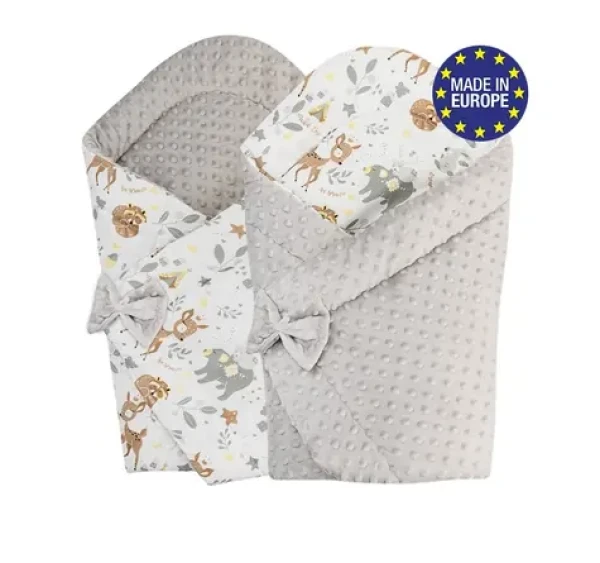 Bomimi Rýchlozavinovačka obojstranná minky zvieratká, béžová (BO2207BEI010)