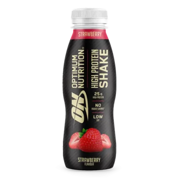 Optimum High Protein Shake - Optimum Nutrition (jahoda, 330 ml) (33007-2-330ml-strawberry)