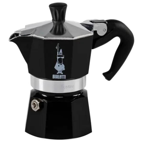 Bialetti MOKA Express moka kanvička na 1 šálku 50 ml čierna (8006363018456)