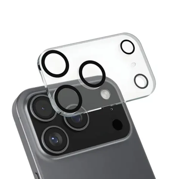 Crong Lens Shield / Ochranné sklo / Fotoaparát / Apple iPhone 17 Pro (CRGLSIP1763P)